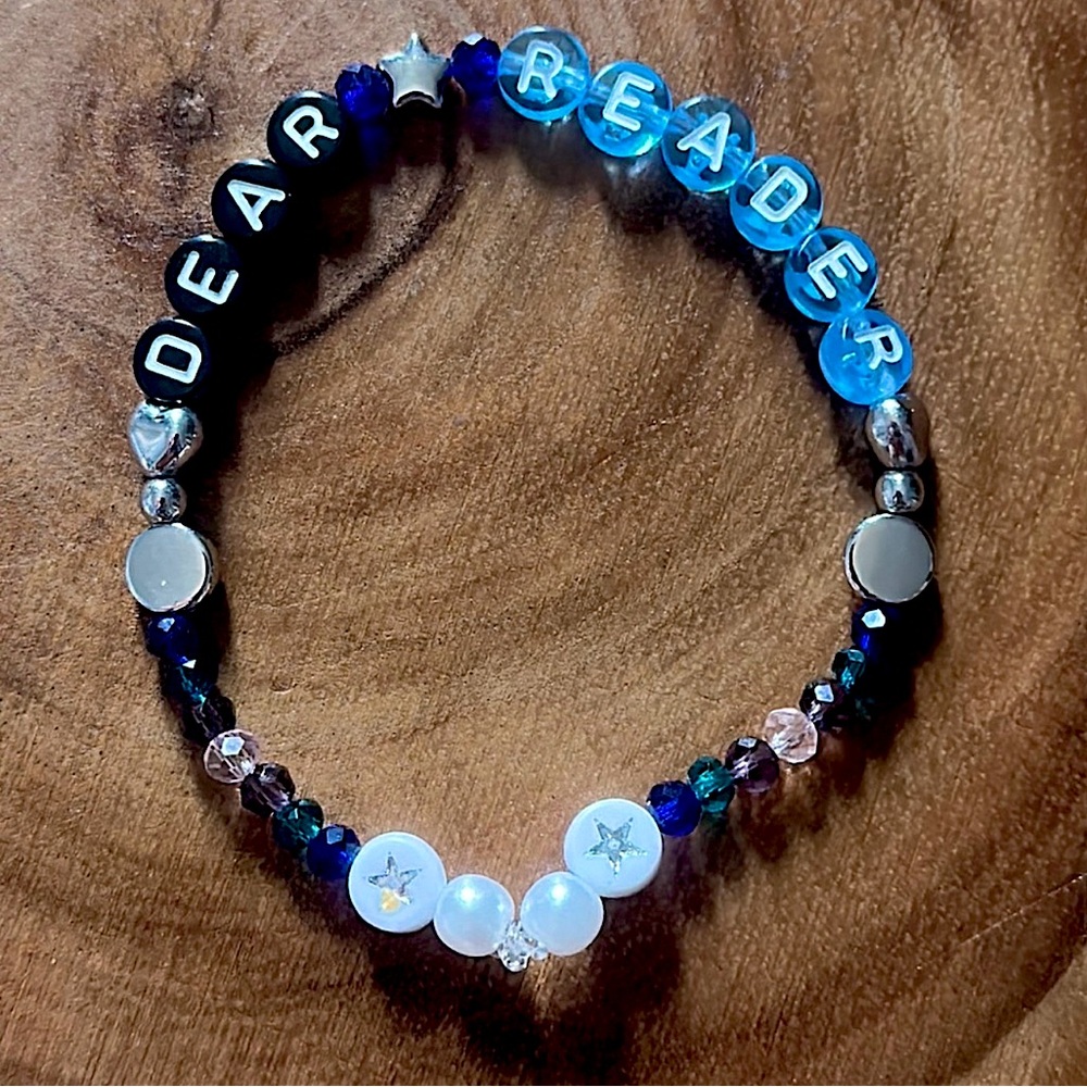 5 for $10 Taylor Swift Handmade Friendship Beaded Bracelet
“Dear Reader”